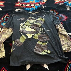 Teenage Mutant Ninja Turtles Long Sleeve Tee - Black